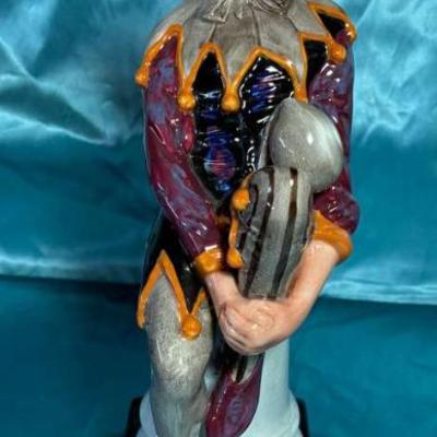 Cecil j noke "jester" royal doulton figurine