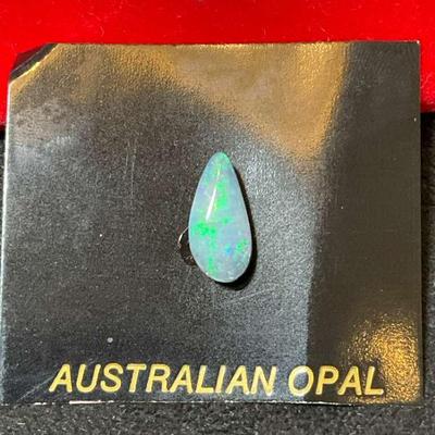 Two australian opal loose stones