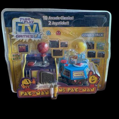 Vintage Unopened Namco Plug & Play TV Games Pac-Man Ms. Pac Man