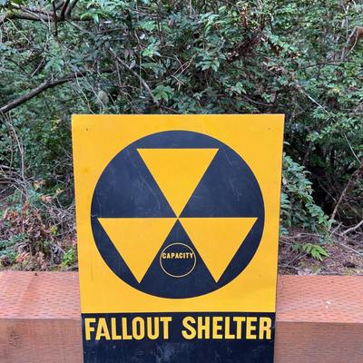 Fallout Shelter Tin Sign