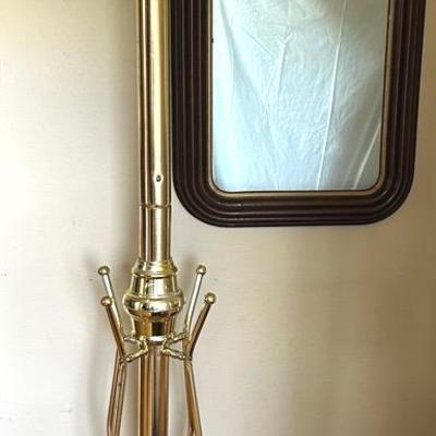 Gold Tone Metal Coat Stand & More