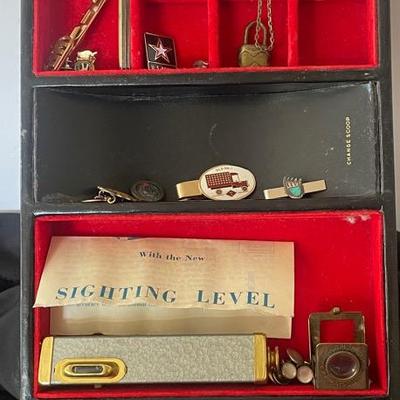 Westclox Pocket Ben Watch With Vintage Pins And More