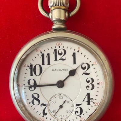 Antique Hamilton Railroad Pocketwatch
