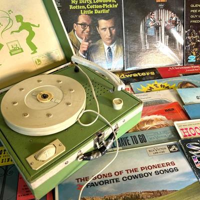 Vintage Vinyl & Turn Table 