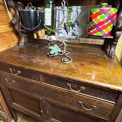 Antique Wooden Bar 