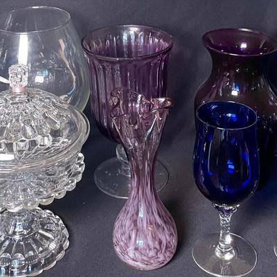 Vintage Royal Blue Cambridge Glasses & More! 