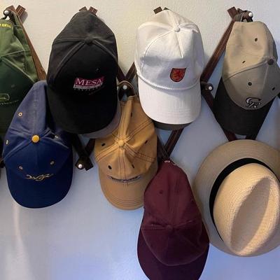 Vintage Hat Collection & Rack 
