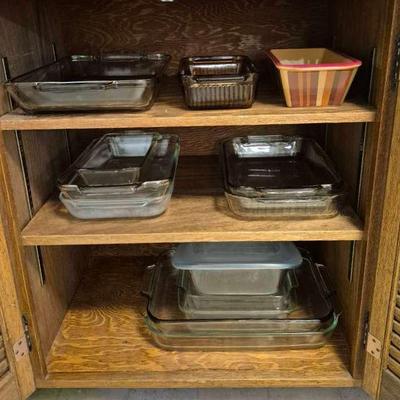 Pyrex + Glass Casserole
