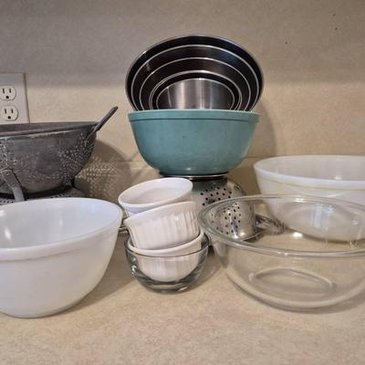 Pyrex, Mixing Bowls, Stainers