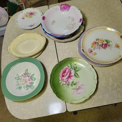 Vintage Serving Plates And Bowls