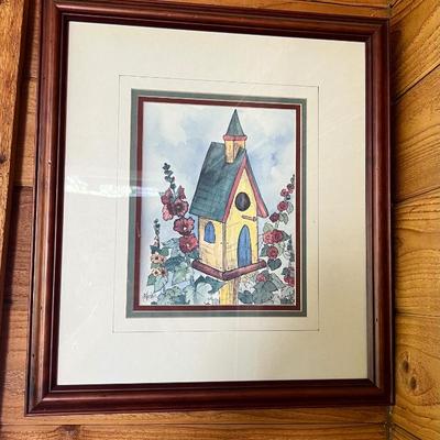 Birdhouse Print