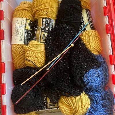 Knitting supplies