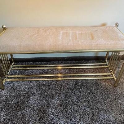 Sale Photo Thumbnail #132: Velvet bench