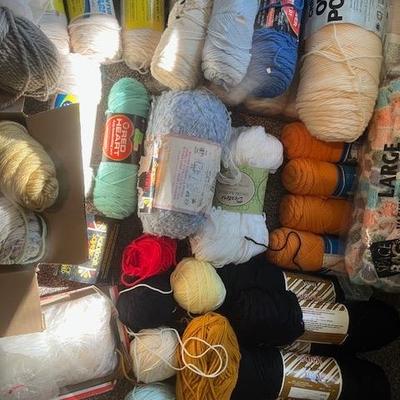 Sale Photo Thumbnail #128: Tons of knitting yarn