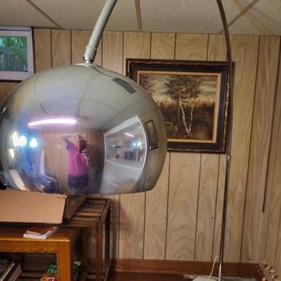 Sale Photo Thumbnail #116: Arc Chrome Lamp