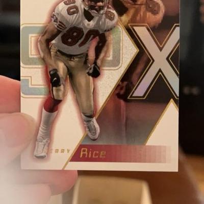 Sale Photo Thumbnail #173: Sample Football Card, many boxes
