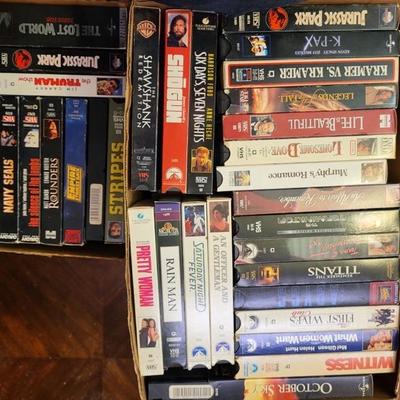 Sale Photo Thumbnail #105: VHS Tapes