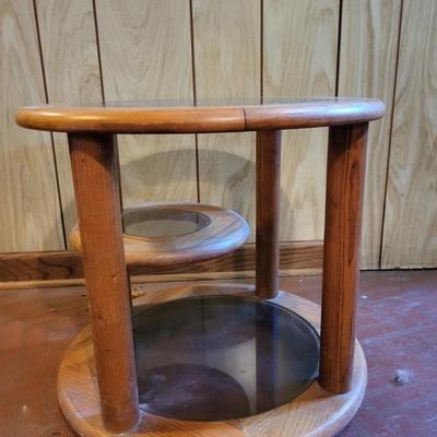 Sale Photo Thumbnail #121: MCM Tiered Side Table