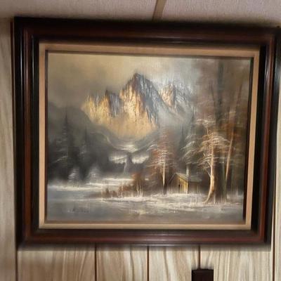 Signed Landscape Painting
