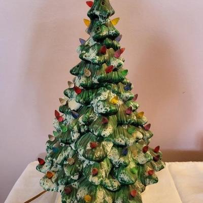 Ceramic Light-Up Xmas Tree