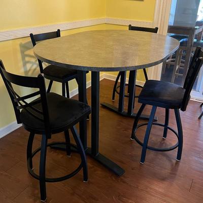High-Top Kitchen Table  & 4 Chairs