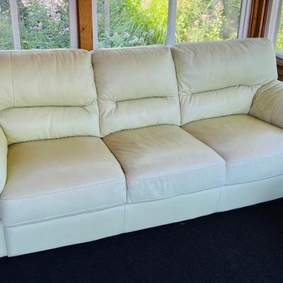Light Green “Leather” Couch