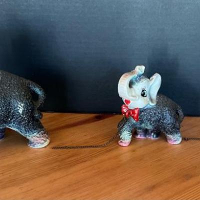 Circus Elephant Figurines