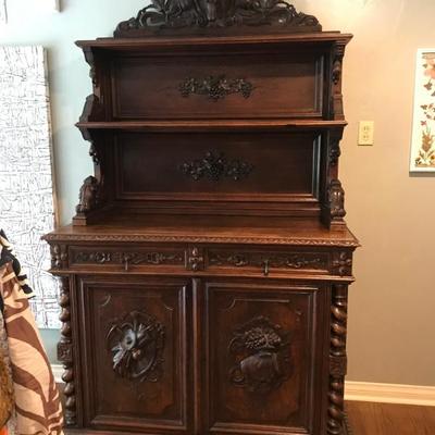 Sale Photo Thumbnail #4: 1800’s French Renaissance Antique Buffet