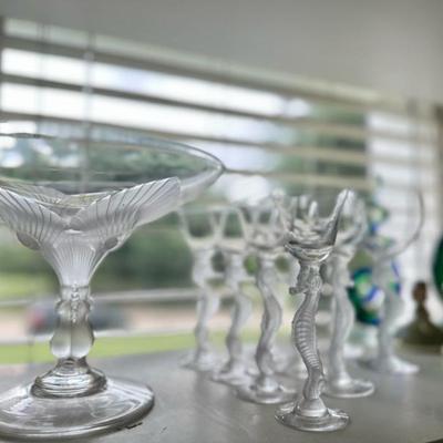 Sale Photo Thumbnail #21: Lalique Peacock Compote 