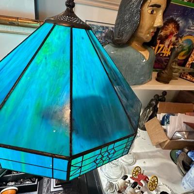 Sale Photo Thumbnail #200: Tiffany style lamp