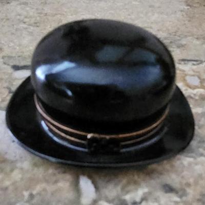 Sale Photo Thumbnail #25: French Limoges Bowler Hat Box