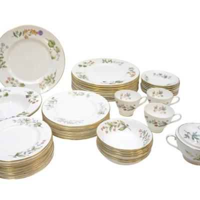 Sale Photo Thumbnail #92: 48 PC MINTON MEADOWS CHINA