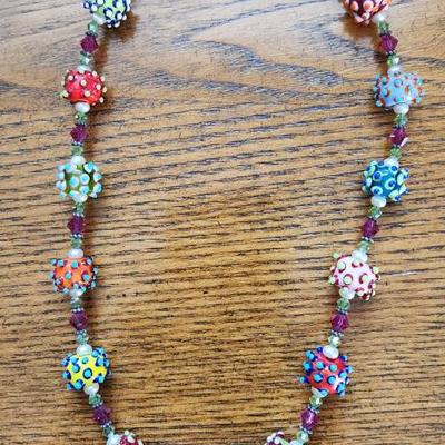 Sale Photo Thumbnail #38: Venetian Glass Necklace