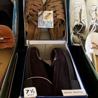 Lot 107: Six Pairs New Shoes, SZ 7-7.5W, One PR 8.5