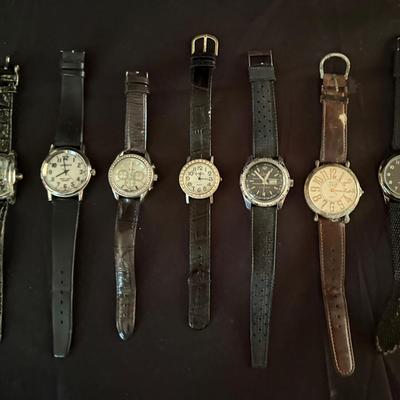 Lot 435: Lot of 7 Men’s Quartz & Mechanical Wristwatches – Mixed Styles, Sport & Dress