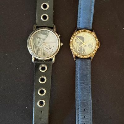 Lot 422: Lot of 2 Elvis Presley Collectible Watches – Valdawn EPE Official & 1993 Japan Movement