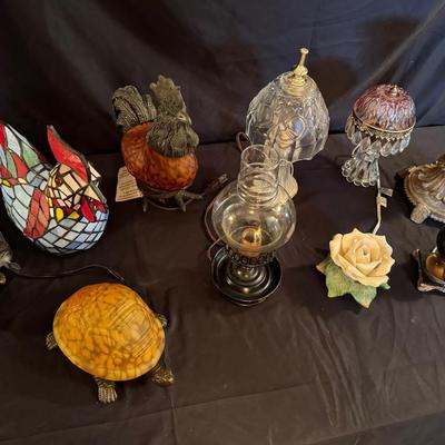 Lot 202:  Assortment Of Unique Table Lamps