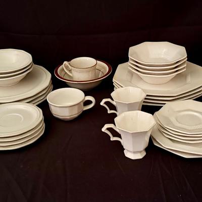 Lot 409: Lot of Vintage Japanese Dinnerware – Stoneware & Nikko Classic Collection, Made in Japan