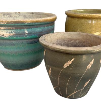 Shades of greens pot lot 