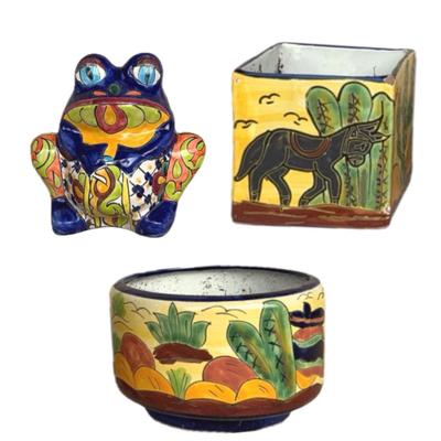 Colorful Mexican Pottery/Functional Pots 