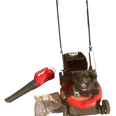Briggs And Stratton Lawnmower And Craftsman Electric Blower