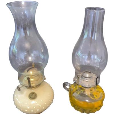 Lot Of Two Oil Lamplights 