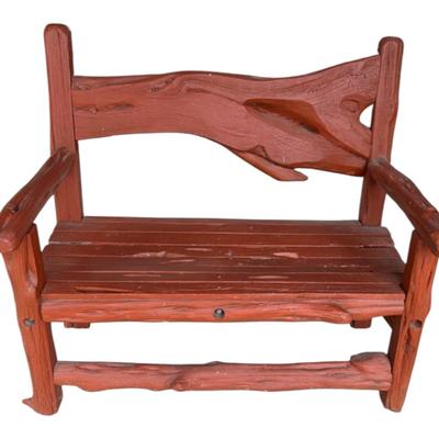 Solid Wooden Bench - Approx 4ft 