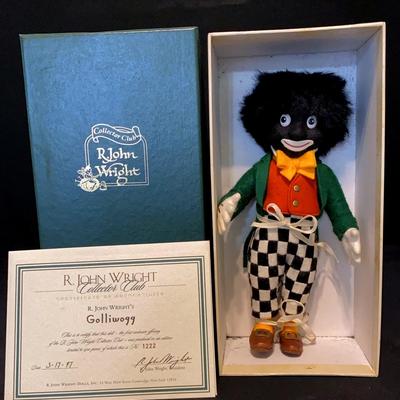 Vintage R John Wright Limited Edition Golliwogg Figurine #1222