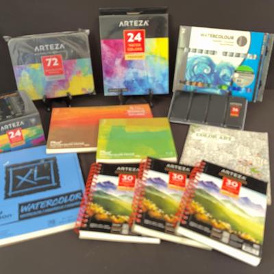 For The Artist - Acrylic And Watercolor Paints, Watercolor Pencils And Paper