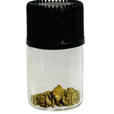 12) Two Grams Of Natural Gold Nuggets In Vile 20k-22k