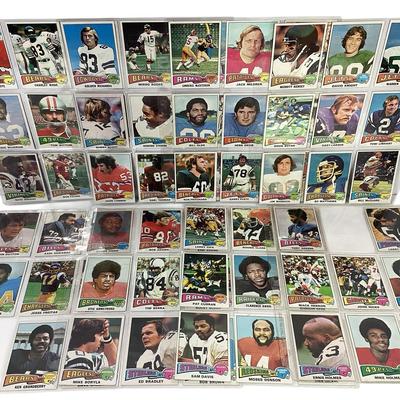 105) Sixty-nine 1975 Topps Football, Mostly Rookie, Cards