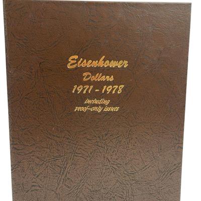 26) Complete Set Of Ike Dollars Proof & UNC Dansco Album