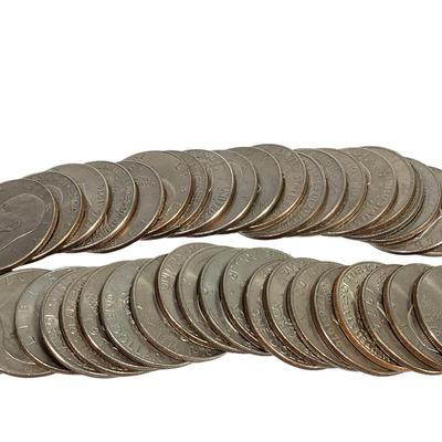 88) Forty, 2 Rolls, Of Eisenhower Dollars