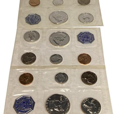 96) Three US Mint Proof Silver Sets 1957, 1959, 1961